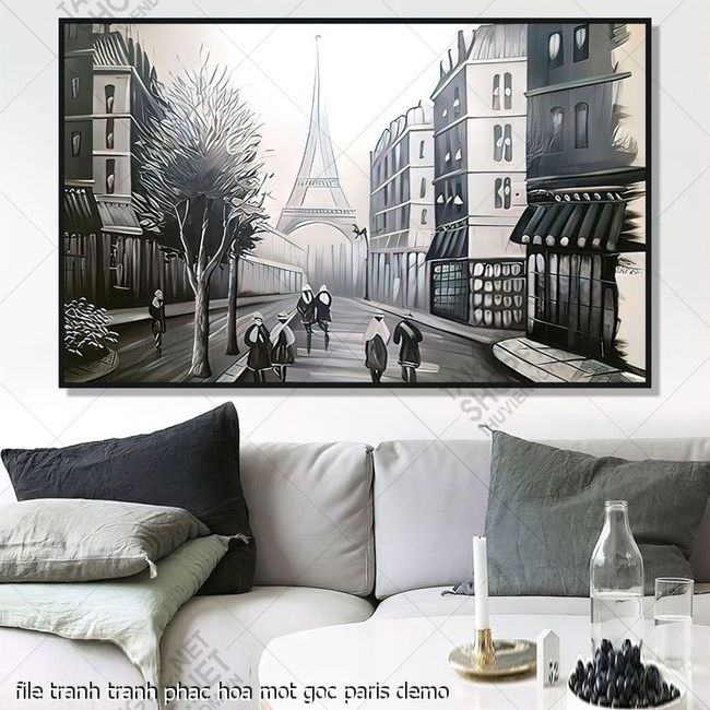 file tranh tranh phac hoa mot goc paris